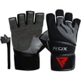 thumbnail image 1 of RDX L4 Deepoq Short Finger Leather Weightlifting & Powerlifting Gym Gloves, 1 of 8