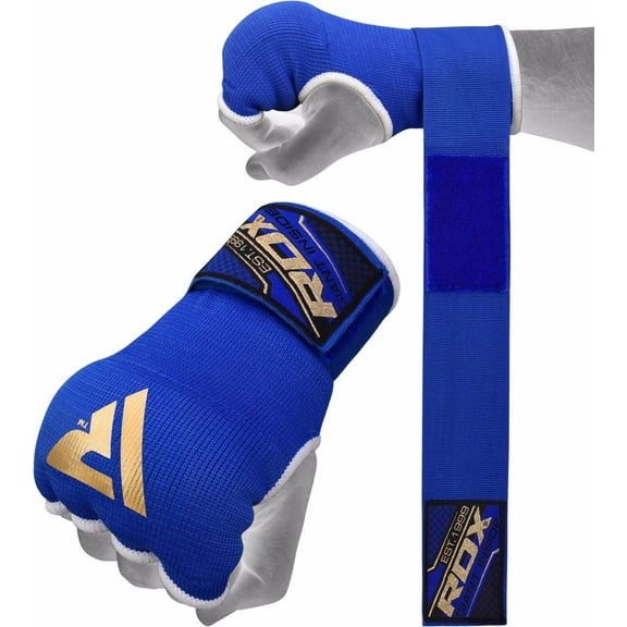 RDX MMA Boxing Inner Gloves, Blue, Small