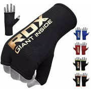 RDX Boxing Hand Wraps Inner Gloves for Punching - Half Finger Elasticated Bandages under Mitts Fist Protection - Great for MMA, Muay Thai, Kickboxing, Martial Arts Training, Combat Sports
