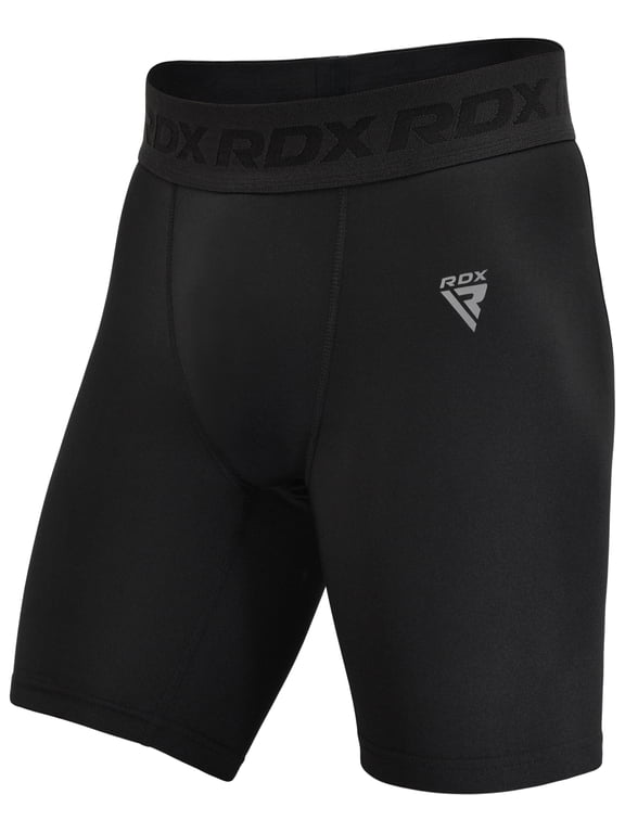 MMA Compression Shorts, Lightweight Trunks for Kick boxing Training Cage Fighting Muay Thai BJJ Grappling and Combat Sports, Base Layer Short for Fitness Running Exercise Bodybuilding Workout