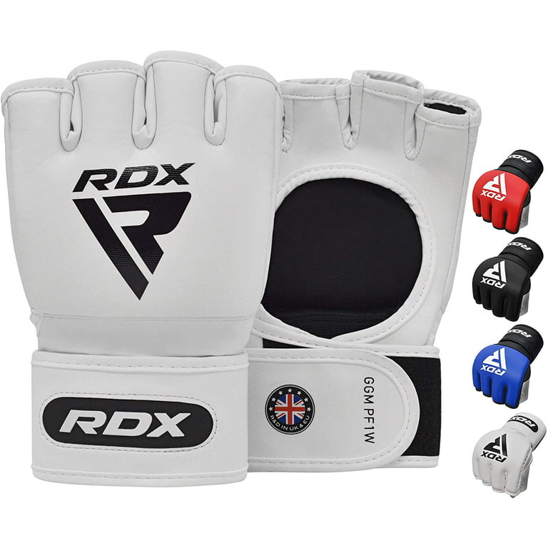 RDX MMA Gloves for Martial Arts Grappling Training, D. Cut Open Palm Maya  Hide Leather Sparring Mitts, Good for Muay Thai, Kickboxing, Cage Fighting,  Combat Sports and Punching Bag, Training Gloves 