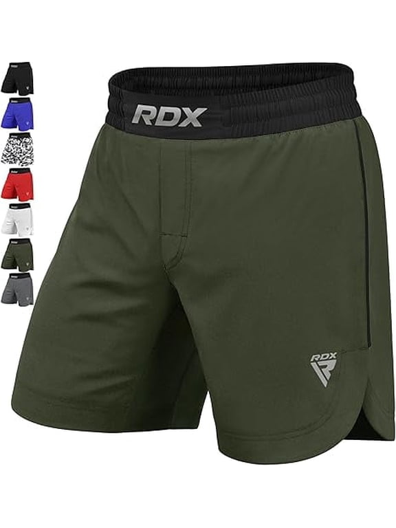 MMA Shorts for Men, Martial Arts Training Pants, Kickboxing, Muay Thai, Boxing, Grappling, Sparring, Freefight, Fitness, Running, Jogging, and Gym Sports Shorts for Combat and Workout