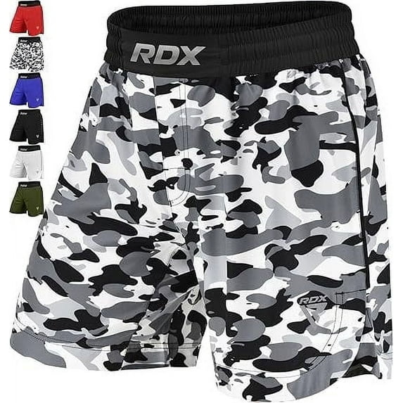 RDX MMA Shorts for Training & Kickboxing – Fighting Shorts for Martial Arts, Cage Fight, Muay Thai, BJJ, Boxing, Grappling