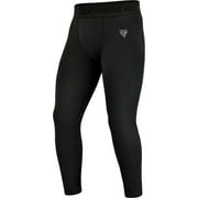 RDX MMA Thermal Compression Trousers, Leggings, Pants with Base Layers, Gym Workout Quick Cool Dry Tights, Perfect for Athletic Training Boxing Cycling Running Fitness Sports, Home Gym Exercises