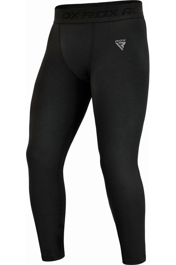 MMA Thermal Compression Trousers, Leggings, Pants with Base Layers, Gym Workout Quick Cool Dry Tights, Perfect for Athletic Training Boxing Cycling Running Fitness Sports, Home Gym Exercises