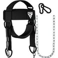thumbnail image 1 of RDX Neck Harness for Weight Lifting & Training – 4MM Padded Head Harness with 90CM Adjustable Steel Chain for Gym, Boxing, Strength & Resistance Workout, 1 of 7