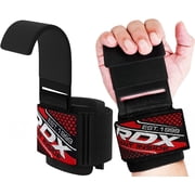 RDX Weight Lifting Hooks with Wrist Strap Support for Deadlifts, Pull Ups, Powerlifting, Heavy Lifting, Gym Workout, Grip Strength Training, Non-Slip Hook Wraps for Men and Women Gym Support