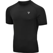 RDX Rash Guard BJJ, Compression Base Layer Top Quick Cool Dry Wetsuit Swimming Vest Men, Surfing MMA Running Cycling Training