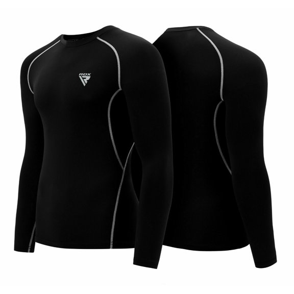 RDX Rash Guard Compression Base Layer MMA Running Boxing Shirt Long Sleeve