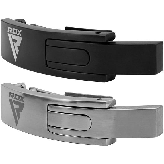 RDX Replacement Lever Buckle for Weight lifting Belts, Stainless Steel Chrome Plated Cast Alloy SPARE Clasp Closure, Fast Tightening and Quick Release (BELT NOT INCLUDED)