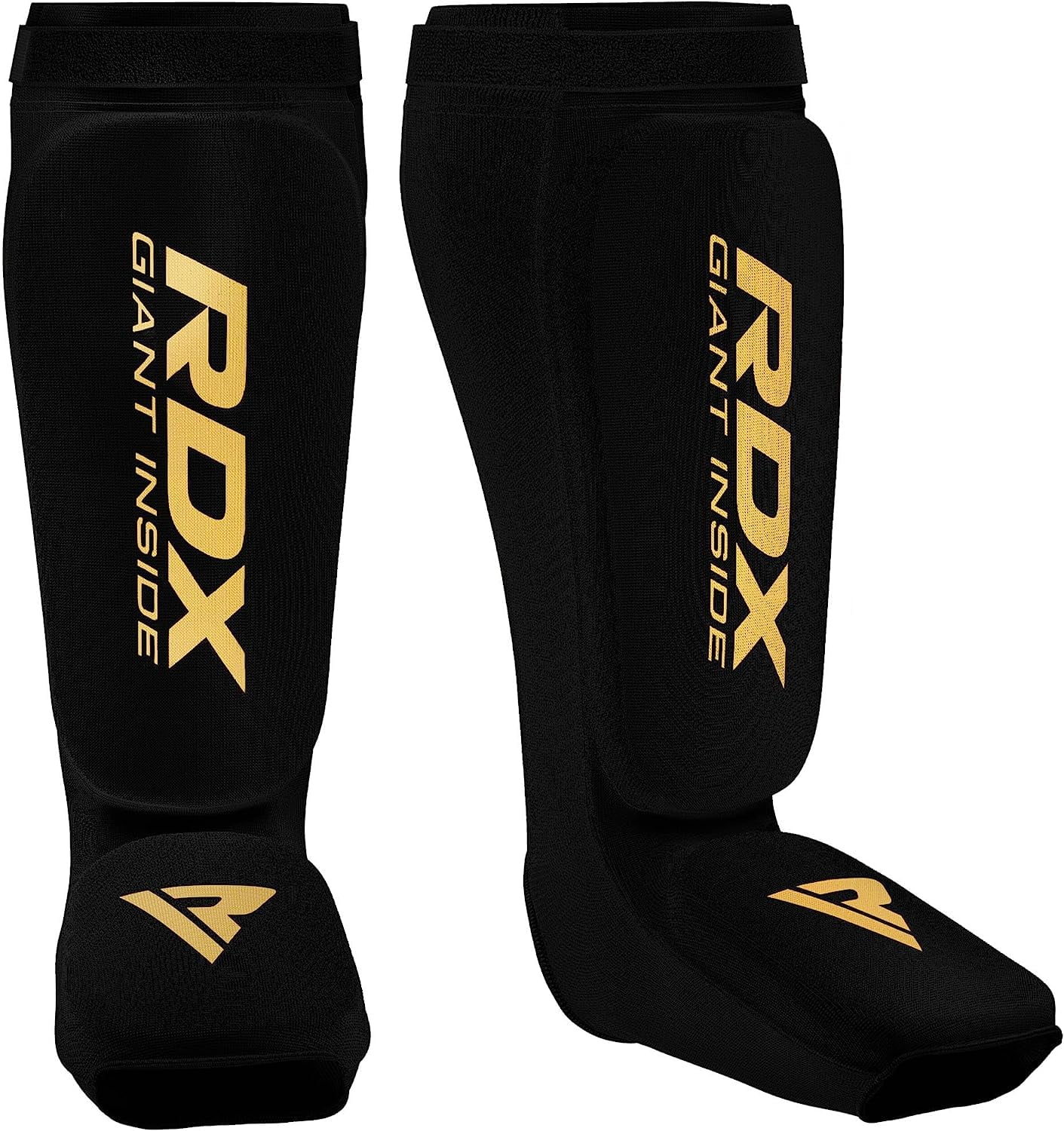 RDX SI Gel Padded Shin Guards Leg Instep Protection Pads for MMA, BJJ, Kickboxing, Muay Thai