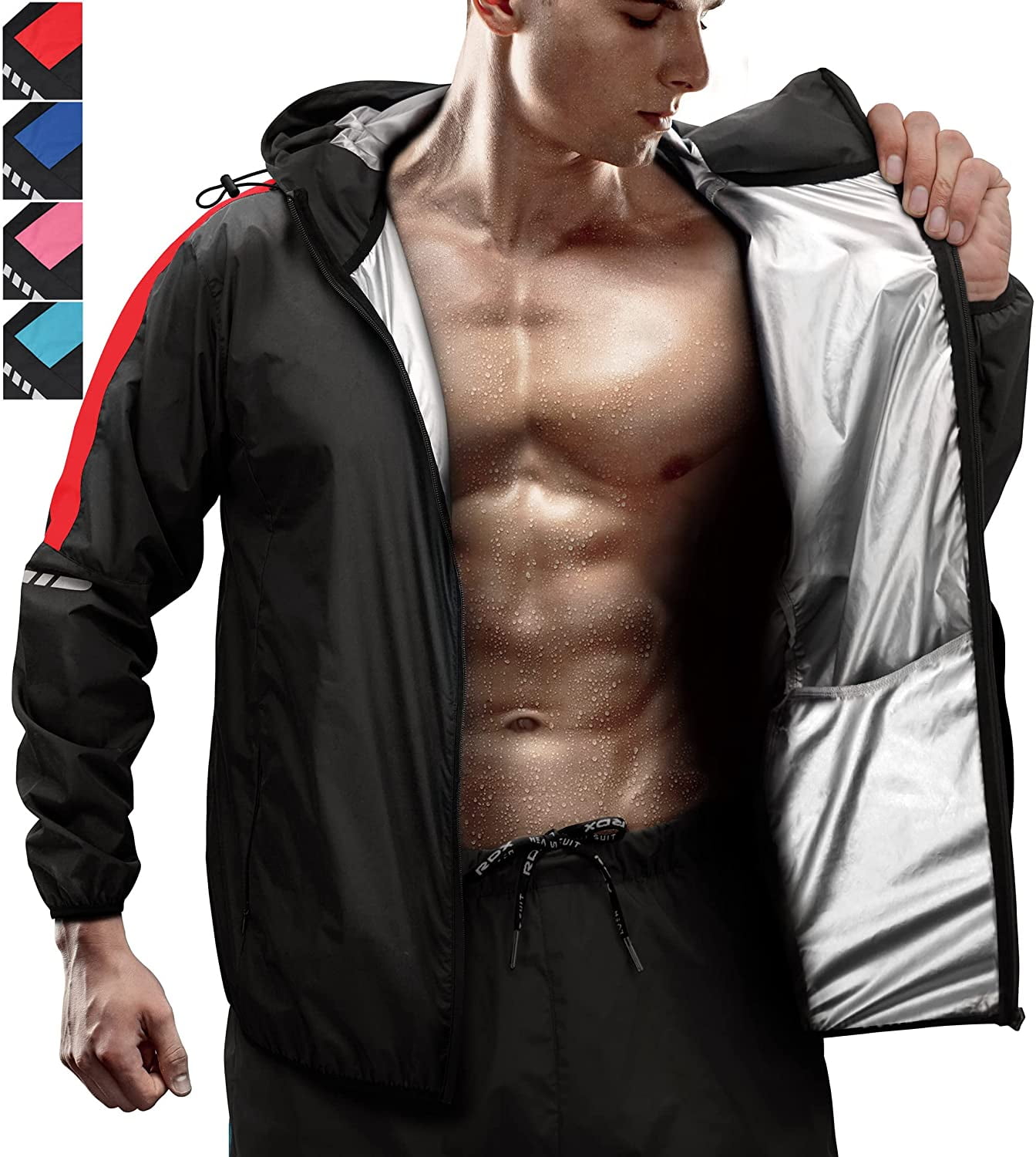 Much better】Explosive fitness suit slimming suit Explosion Sweat