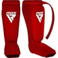 thumbnail image 1 of RDX Shin Guards Kickboxing Muay Thai, SATRA Approved, MMA Leg Instep Protection Pads, Sparring Training Martial Arts Boxing, Elasticated Padded Protector, Karate BJJ Taekwondo Gear, Men Women, 1 of 6