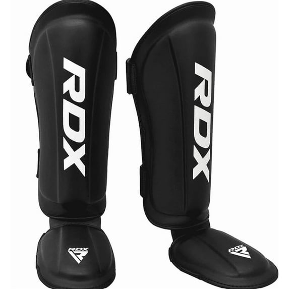 RDX Shin Guards Kickboxing Muay Thai, SATRA SMMAF Approved, Premium Maya Hide Leather, Leg Instep Protection Pads, MMA Martial Arts Kicking Sparring Training Gear, BJJ Karate Boxing Taekwondo