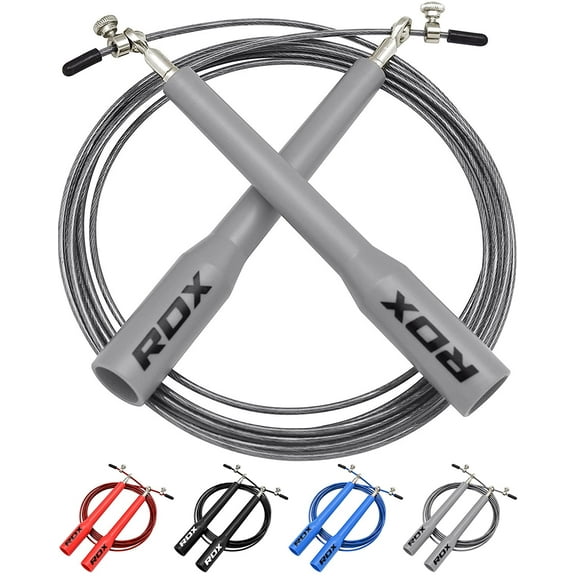 RDX Skipping Rope Adjustable Steel Gym Jump Speed Lose Weight Gymnastics Fitness MMA Boxing Jumping Metal Cable Exercise Training Workout