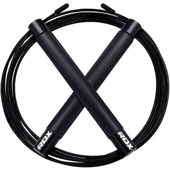 RDX Skipping Rope Adjustable Steel Gym Jump Speed Lose Weight Gymnastics Fitness MMA Boxing Jumping Metal Cable Training Workout Exercise