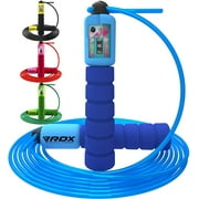RDX Skipping Rope for Kids with Automatic Counter, 10.3FT Adjustable Tangle-Free, Anti-Slip Foam Handles, Blue