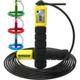 thumbnail image 1 of RDX Skipping Rope for Kids with Automatic Counter, 10.3FT Adjustable Tangle-Free PVC Speed Jumping Cable, Anti-Slip Foam Handles, Black, 1 of 9