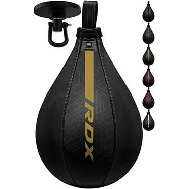 RDX Speedball Boxing Speed Bag for Home Gym, MMA, Muay Thai, Punching & Striking Training, Wall Mount