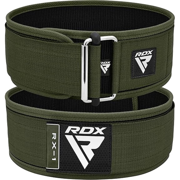 RDX Weight Lifting Belt - AUTO LOCK 4” Premium Adjustable Gym Belt for Olympic Cross Training - Support for Men Women Functional Fitness Workout - WOD Powerlifting Bodybuilding Weightlifting Deadlift