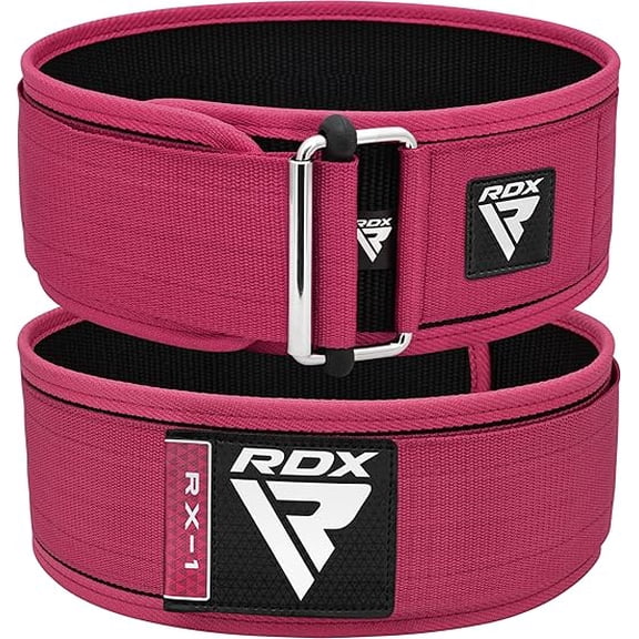 RDX Weight Lifting Belt - AUTO LOCK 4” Premium Adjustable Gym Belt for Olympic Cross Training - Support for Men Women Functional Fitness Workout - WOD Powerlifting Bodybuilding Weightlifting Deadlift