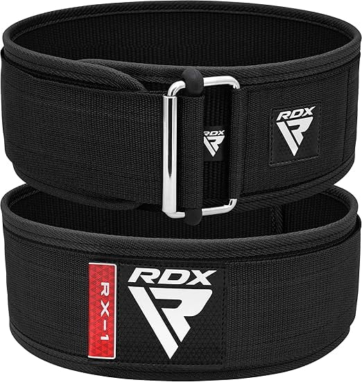 RDX Weight Lifting Belt - AUTO LOCK 4” Premium Adjustable Gym Belt for Olympic Cross Training - Support for Men Women Functional Fitness Workout - WOD Powerlifting Bodybuilding Weightlifting Deadlift