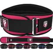 RDX Weight Lifting Belt, 6 Inch Curved Padded Back Lumbar Support, Functional Fitness Strength Training, Core Exercise Workout Bodybuilding Powerlifting Deadlifts Squats, Home Gym Equipment