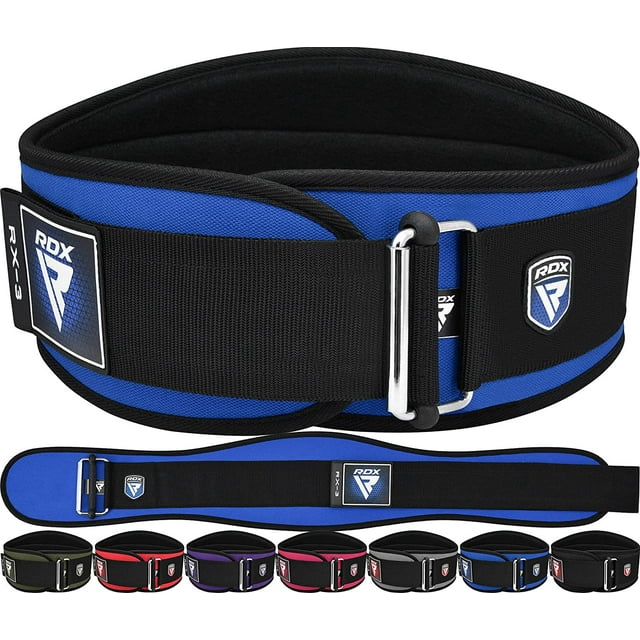 RDX Weight Lifting Belt, 6 Inch Curved Padded Back Lumbar Support, Functional Fitness Strength