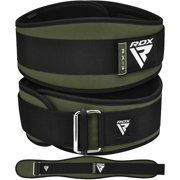 RDX Weight Lifting Belt, 6 Inch Curved Padded Back Lumbar Support, Functional Fitness Strength Training, Core Exercise Workout Bodybuilding Powerlifting Deadlifts Squats, Home Gym Equipment