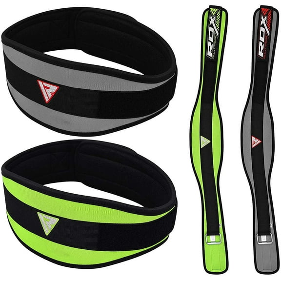 RDX Weight Lifting Belt for Gym Fitness Training, Neoprene Padded Belt with 4.5 Lumbar Back Support, Great for Bodybuilding, Functional Training, Powerlifting, Deadlifts Workout & Squats Exercise