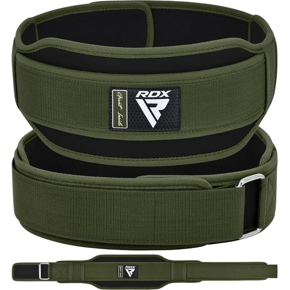 RDX Weight Lifting Belt for Men and Women, Durable EVA Foam Padding, Iron Buckle, Back Soft Support for Powerlifting, Bodybuilding and Weightlifting Gym Workout Fitness Exercise Equipment