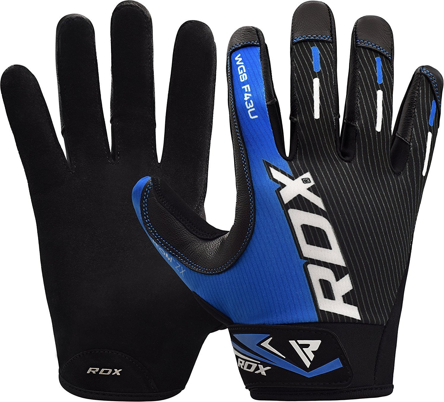 Rdx f43 full finger heavy outlet weightlifting gym gloves