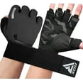 thumbnail image 1 of RDX Weight Lifting Gloves Fitness Bodybuilding Training Cycling Gym Equipment Black Small, 1 of 9