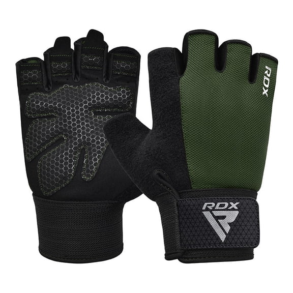 RDX Weight Lifting Gloves Gym Fitness Workout, Anti Slip Padded Full Palm Protection-Ultra Ventilated Training Cycling Rowing
