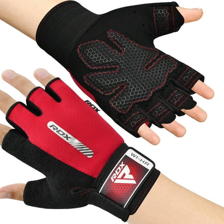 RDX Weight Lifting Gloves Gym Fitness Workout, Anti Slip Padded Full Palm Protection-Ultra Ventilated Training Cycling Rowing