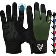 RDX Weight Lifting Gloves Gym Workout, Full Finger Touch Screen, Breathable Anti Slip Padded Palm Protection, Fitness Strength Training Powerlifting HIIT WOD Exercise, Men Women Home Gym Cycling