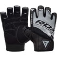 thumbnail image 1 of RDX Weight Lifting Gloves for Gym Workout - Leather Wrist Strap, Breathable with Anti Slip Palm Protection - Great Grip for Fitness, Bodybuilding, Powerlifting, Strength Training, Cycling, Exercise, 1 of 9