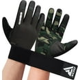 thumbnail image 1 of RDX Weight Lifting Gloves for Gym ,Full Finger Padded Gym Gloves, Breathable Anti Slip Men Women Home Fitness Workout Gloves, Army Green,Small, 1 of 8