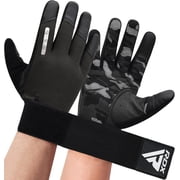 RDX Weight Lifting Gloves for Gym ,Full Finger Padded Gym Gloves, Breathable Anti Slip Men Women Home Fitness Workout Gloves, Brown,Medium