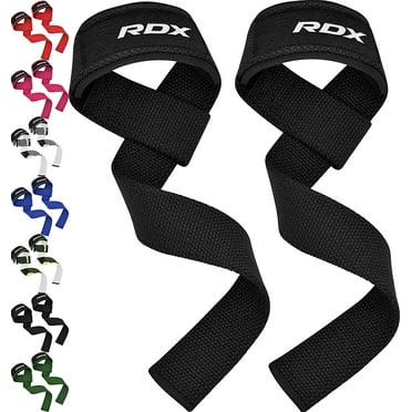 RDX Weight Lifting Straps Deadlifting Powerlifting, 5MM Neoprene Wrist Support Straps for Gym, Anti Slip 60CM Hand Bar Grip, Heavy Duty Bodybuilding Weightlifting Workout