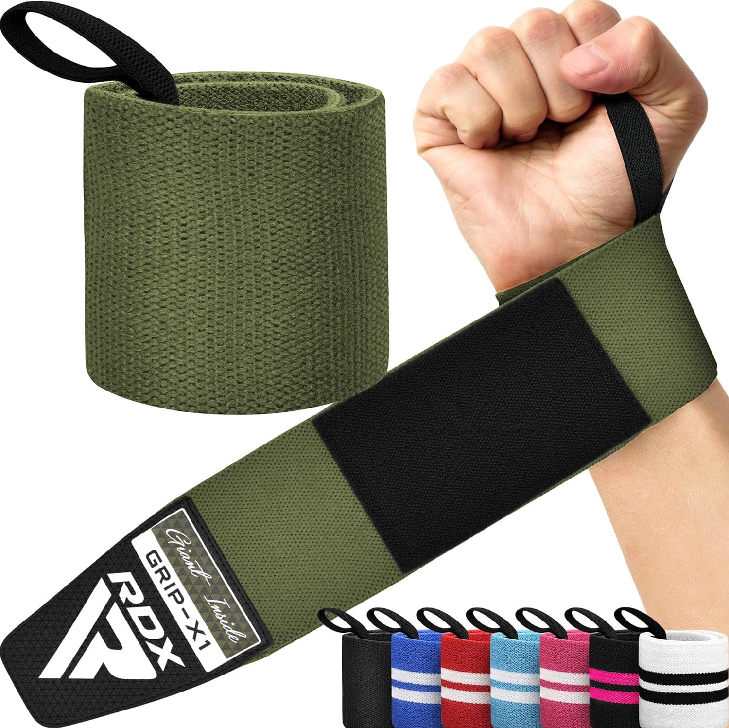 Genouillères RDX Powerlifting - Bandes Élastiques 2m - Certifiées IPL & USPA - Pour Squats, Haltérophilie, Fitness - 4
