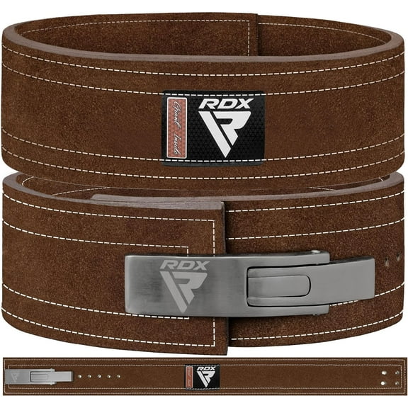 RDX Weight Power Lifting Leather Lever Pro Belt Gym Training Powerlifting 4"