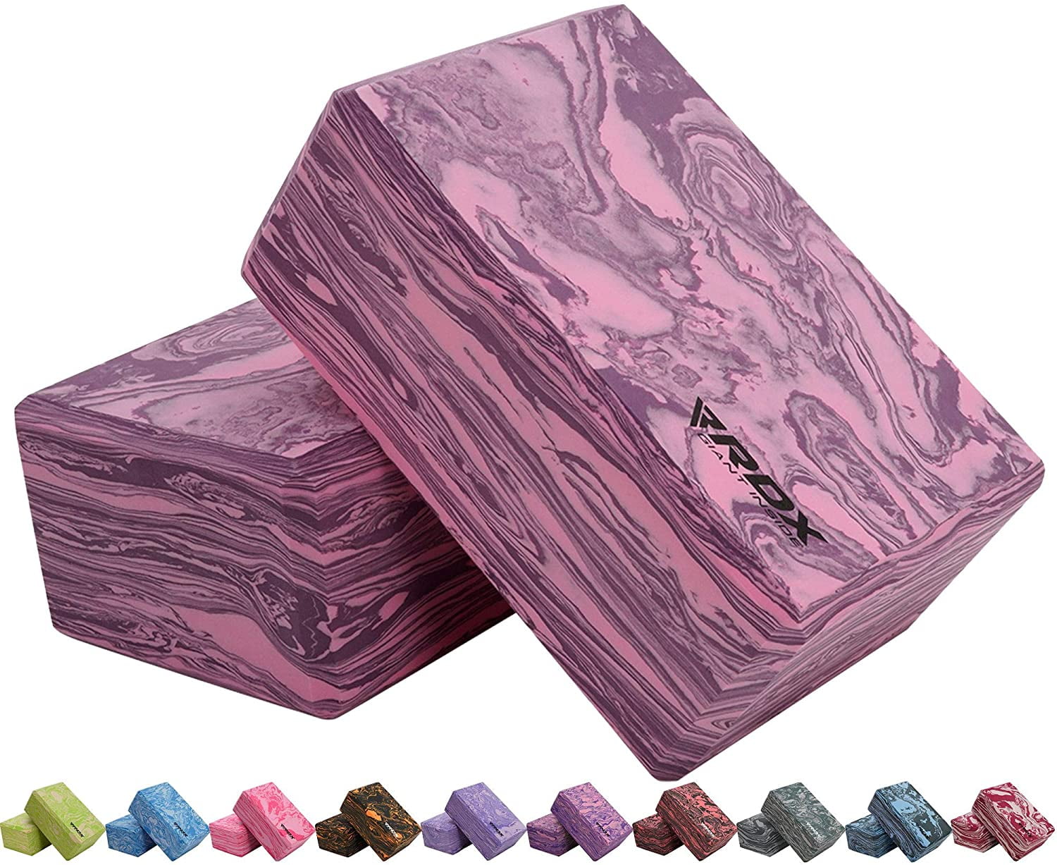 RDX Yoga Block, Non-Slip High-Density Eva Foam, Easy Grip Surface for Stability Strength Training MP (23x15x9.8CM)