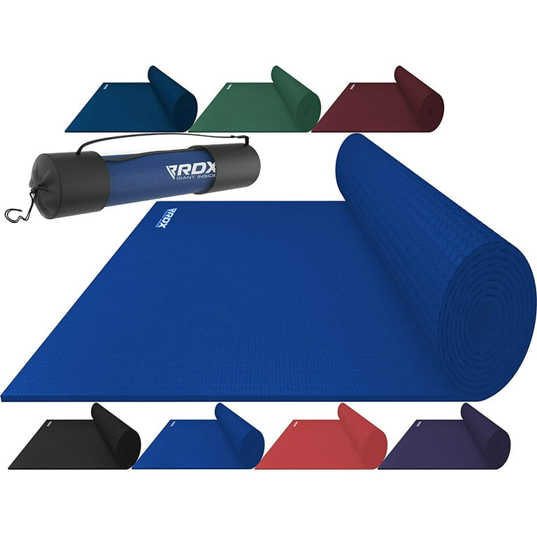 PVC Yoga Mat 6mm For Gym Workout, Flooring Exercise For Men Women
