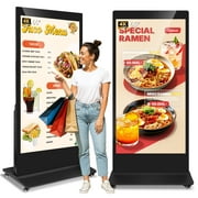 RDYMONKEY 65" 4K UHD Android 11 Touch Screen Digital Signage Kiosk - Commercial Display with Custom Logo, 24/7 Operation & 4YR Warranty (ZP-65-4K-AND-11)