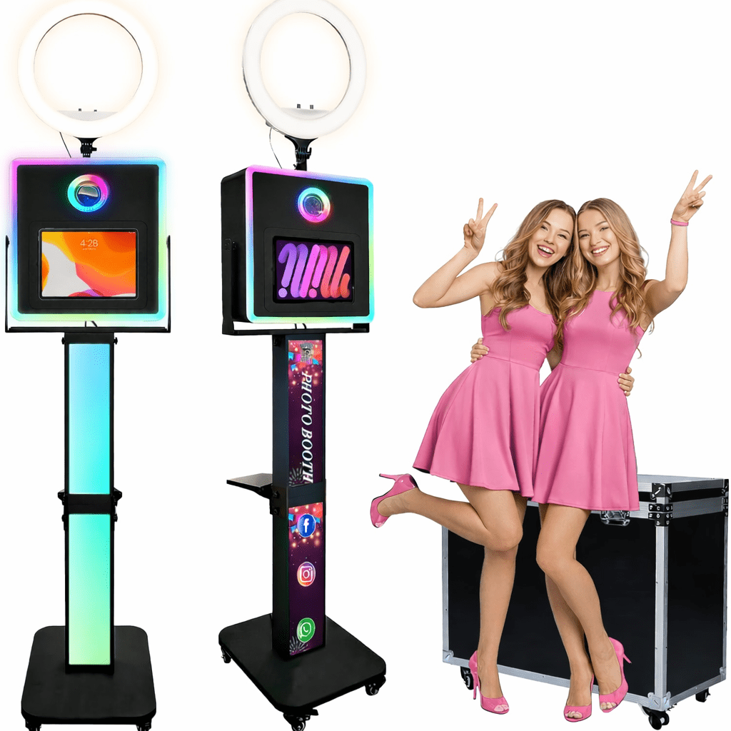 RDYMONKEY Photo Booth, RGB LED Ring Light & Music Sync Lightbox ...