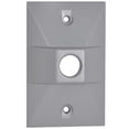 thumbnail image 1 of RE-1 Rectangular Lampholder Cover, Gray, 1 of 1