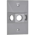 thumbnail image 1 of RE-3 Rectangular Lampholder Cover, Gray, 1 of 1