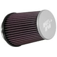 thumbnail image 1 of [RE-5287]KN Universal Air Filter.K&N Universal Rubber Filter 3in Flg 4-1/2inch OD B / 2-1/4inch H - Silver Top, 1 of 2