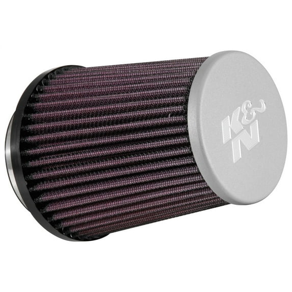 [RE-5287]KN Universal Air Filter.K&N Universal Rubber Filter 3in Flg 4-1/2inch OD B / 2-1/4inch H - Silver Top